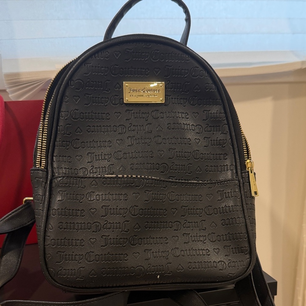 Used juicy couture leather backpack
